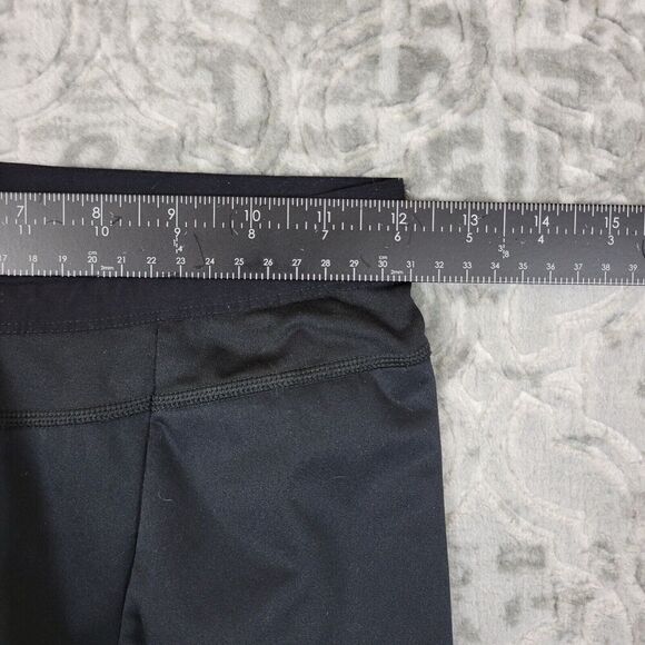 Nike Shield Leggings Women’s Small Black Dri Fit Running Gym Zip Ankle Athletic - Picture 12 of 15